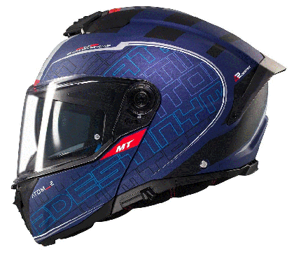 Flip-up helmet MT ATOM 2 DESTINY C7 MATT