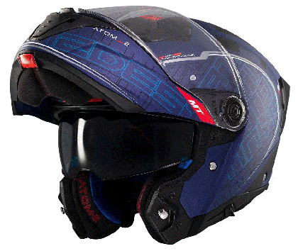 Flip-up helmet MT ATOM 2 DESTINY C7 MATT