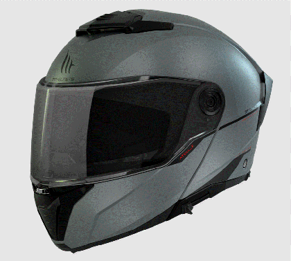 Αναδιπλούμενο κράνος MT ATOM 2 SV A2 TITANIUM ΜΑΤ