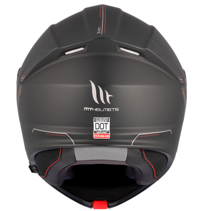 Casca deschisa MT GENESIS A1 BLACK MATT