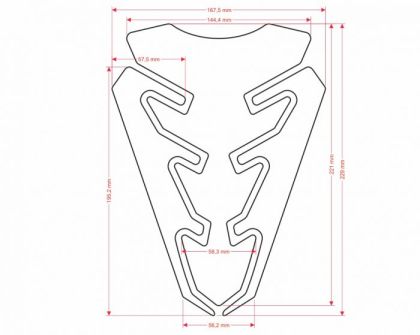 ONEDESIGN CGEXBKP/PR3481 Tank Protector