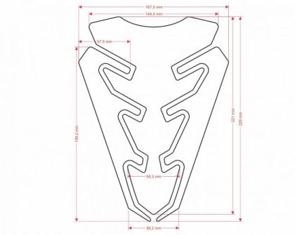 Protector rezervor ONEDESIGN CGEXBP/PR3480
