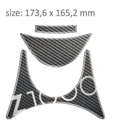 Προστατευτικό τριών επιβατών PPSK5P/PR3143 KAWASAKI Z1000 2010-2013.