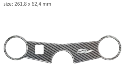 Προστατευτικό τριών επιβατών PPSS11P/PR3194 SUZUKI SV 1000 S 2003-2004.