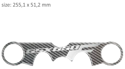 Protector pentru trei pasageri PPSS14P/PR3197 SUZUKI GSX650F 2008-2014.