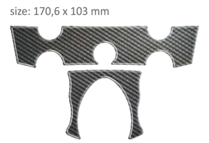 Προστατευτικό για 3 επιβάτες PPSY2P/PR3138 YAMAHA FZ6/FZ6S 2007-2014.