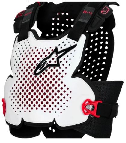 Protective bumper ALPINESTARS A-4 PLASMA BLK/RED/WH