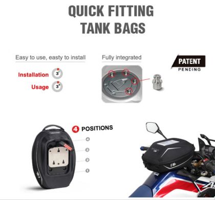 Σύστημα τοποθέτησης PIN SYSTEM - HONDA X010PS