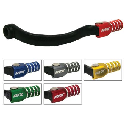 RFX Race Gear Lever (Black/Yellow) - Suzuki RMZ450 05-07