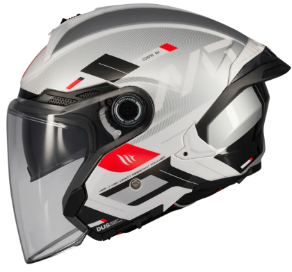 Cască scuter MT COSMO SV SILENCE A2 GRI LUCIOS