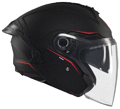Scooter helmet MT COSMO SV SOLID A1 MATT BLACK