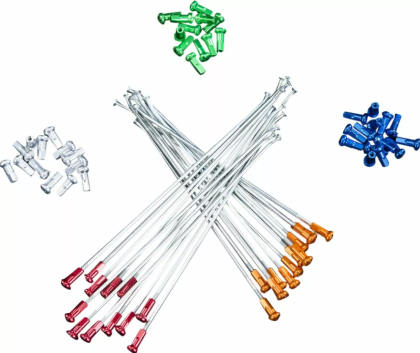 Spokes KITE SPOKES 21 FR SI /OR NIP 12PC Silver/Orange