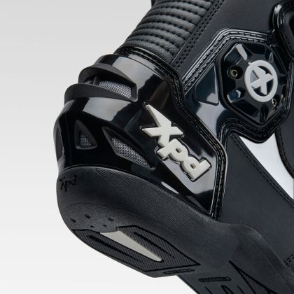 Ghete sport pentru motocicletă XPD XP6-S NEGRU/ALB