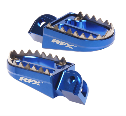 RFX Pro Series 2 Footrests (Blue) KTM/HUSQ/GASGAS 85