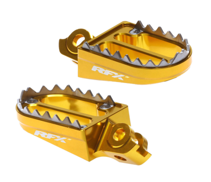 Suporturi pentru picioare Steps RFX Pro Series 2 (galbene) - Suzuki RMZ250/450) 10-25