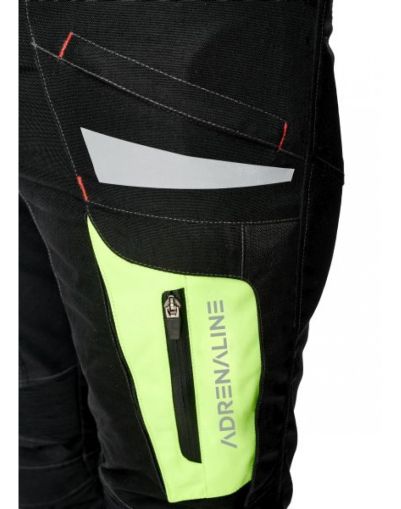 Υφασμάτινο παντελόνι μοτοσυκλέτας ADRENALINE CAMELEON 2.0 ΜΑΥΡΟ