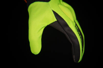 Textile motorcycle gloves ICON ANTHEM 2 - HI-VIZ
