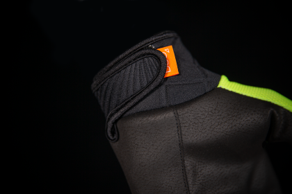 Textile motorcycle gloves ICON ANTHEM 2 - HI-VIZ