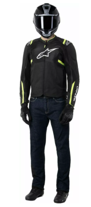 ALPINESTARS T-SPS AIR V2 Textile Motorcycle Jacket BLK/YEL