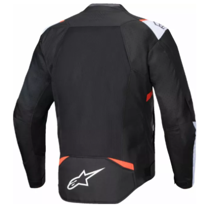 ALPINESTARS T-SPS AIR V2 Textile Motorcycle Jacket BLK/WHT/RED FLUO