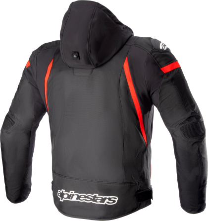 Textile motorcycle jacket ALPINESTARS Zaca Waterproof BLACK/RED/WHITE