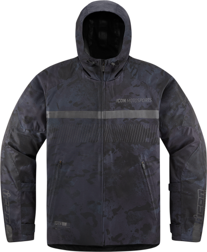 Textile motorcycle jacket ICON PDX3 CE DARK CAMO