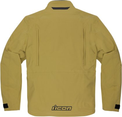 Υφασμάτινο μπουφάν μοτοσικλέτας ICON STORMHAWK WP - TAN