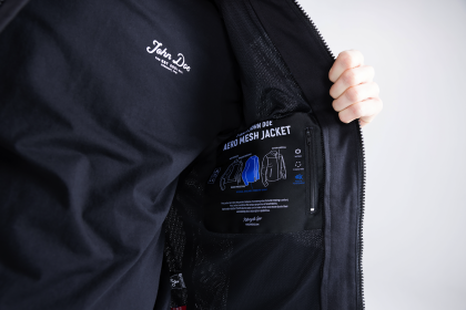 Textile jacket JOHN DOE Aero Mesh BLACK