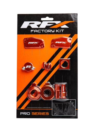 Factory set RFX TC 85 STD WHEELS 17/14 (Orange)