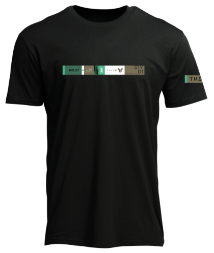 Мото тениска THOR TANGENT BLACK 