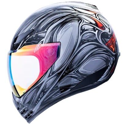 Helmet ICON DOMAIN NOUVEAU SILVER