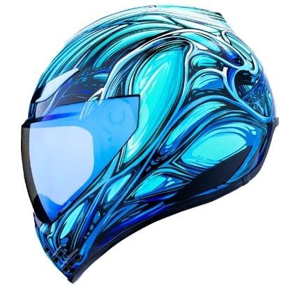 Helmet ICON DOMAIN NOUVEAU BLUE