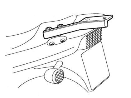 Монтажен комплект за куфари SHAD TOP MASTER YAMAHA FAZER 600 98