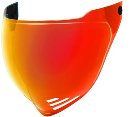 Κόκκινη ιριδιούχος ζελατίνα για κράνος ICON DOMAIN CALYPSO RED