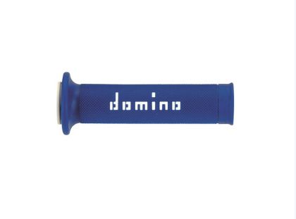 Mânere DOMINO A010 fără gofre, albastre cu alb