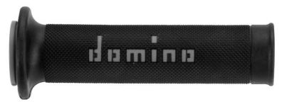 DOMINO A010 Grips No Waffle black with gray