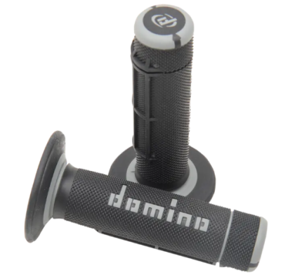 DOMINO GRIPS DUALLY 1/2 WAFFLE Black/Grey