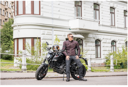 Мото дънки Lindstrands Lejen Grey