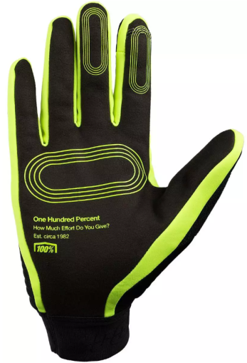 Мотокрос ръкавици 100% BRISKER XTREME BLACK/FLUO YELLOW