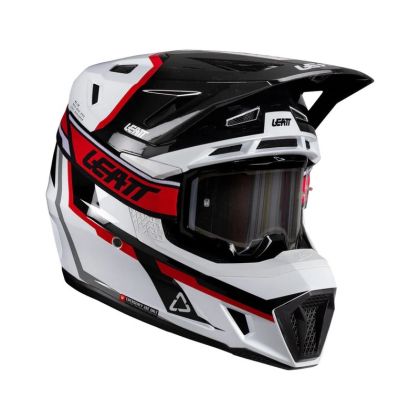 Motocross helmet LEATT Kit Moto 7.5 White/Red V26