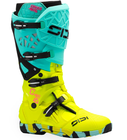 Мотокрос ботуши SIDI CROSSAIR X MINT/FLUO YELLOW