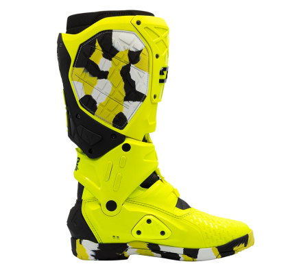 Motocross boots SIDI CROSSAIR X RACR 222 NEON YELLOW 001