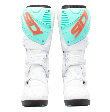 Motocross boots SIDI CROSSFIRE 3 SRS WHITE/FLUO MINT/CORAL
