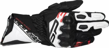 MANUSI ALPINESTARS SP-3 PIELE BLK/WHT/RD FLUO