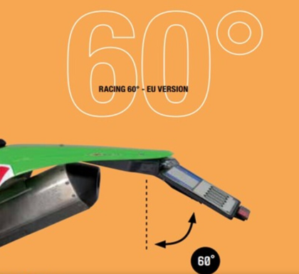 RACETECH Integra Racing License Plate Holder with LED Light 60º