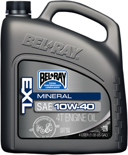 Масло BEL-RAY EXL MINERAL 4T 10W-40 4L