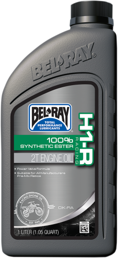 Масло BEL-RAY H1-R Racing 100% Synthetic Ester 2T - 1 Литър