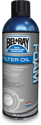 Spray pentru filtru de aer BEL-RAY Foam Filter Oil 400ml