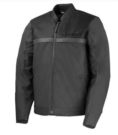 ICON Midhawk™ Black Motorcycle Jacket