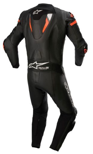 ALPINESTARS MISSILE V2 IGNITION NEGRU/ROȘU FLUOR PIELE TEAM